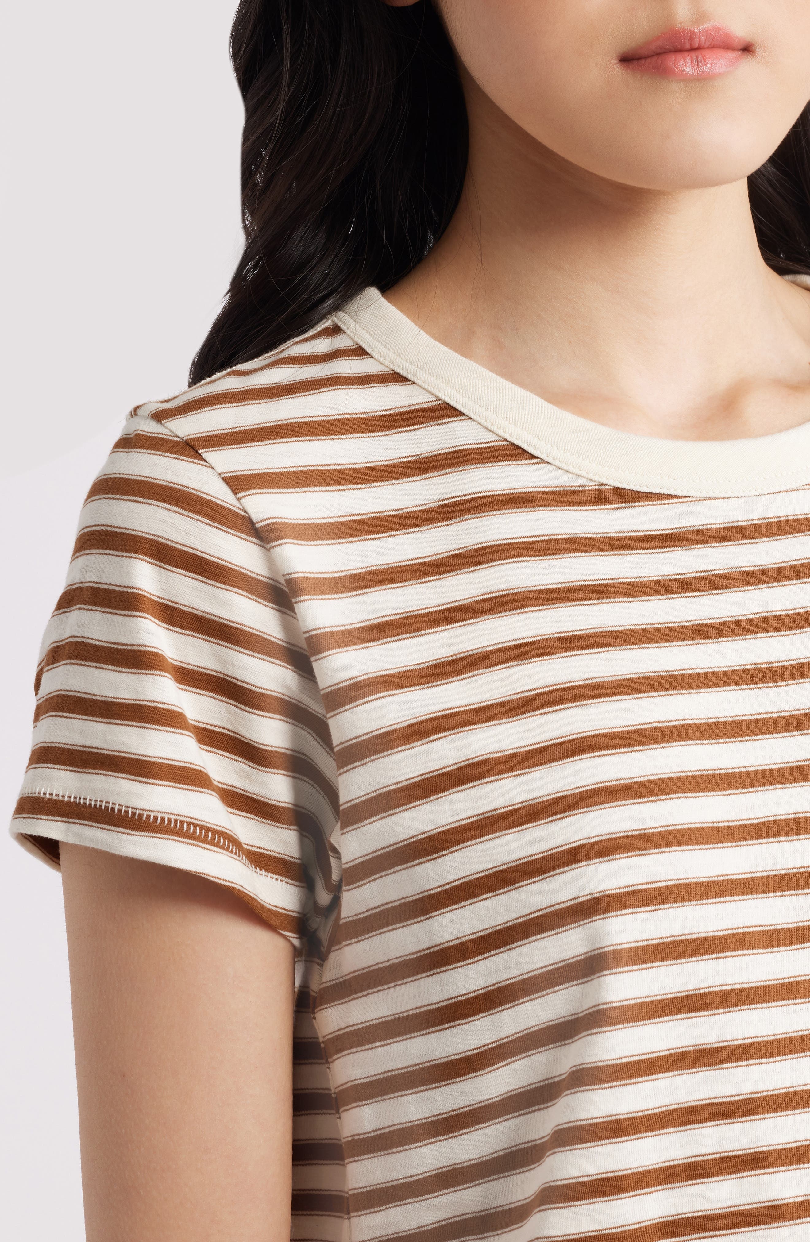 rag & bone The Slub Stripe T-Shirt in Wrbrm at Nordstrom - 4
