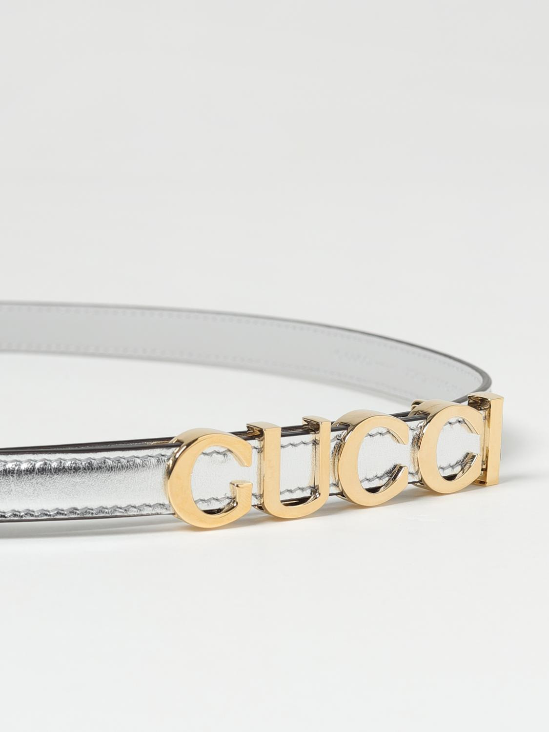 Gucci Belt Woman Silver - 2