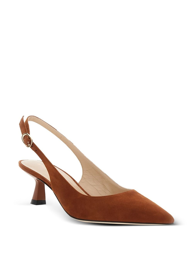 Stuart Weitzman 50mm pointed-toe slingback pumps outlook