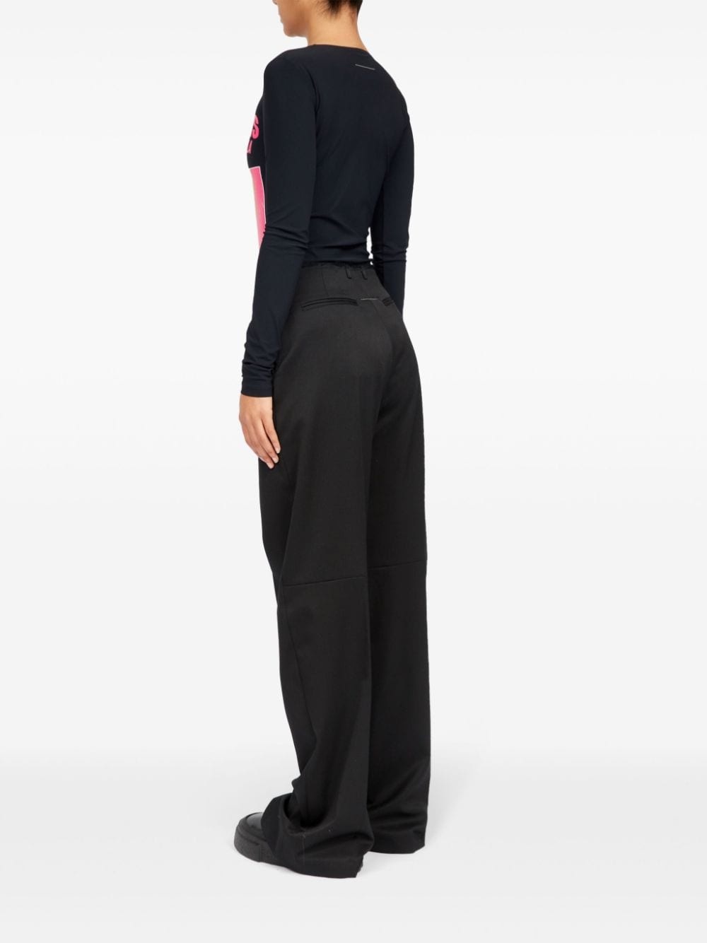 raw-cut straight-leg trousers - 5