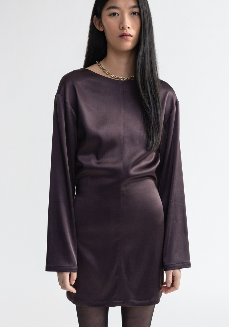 POINTE Satin mini dress 1