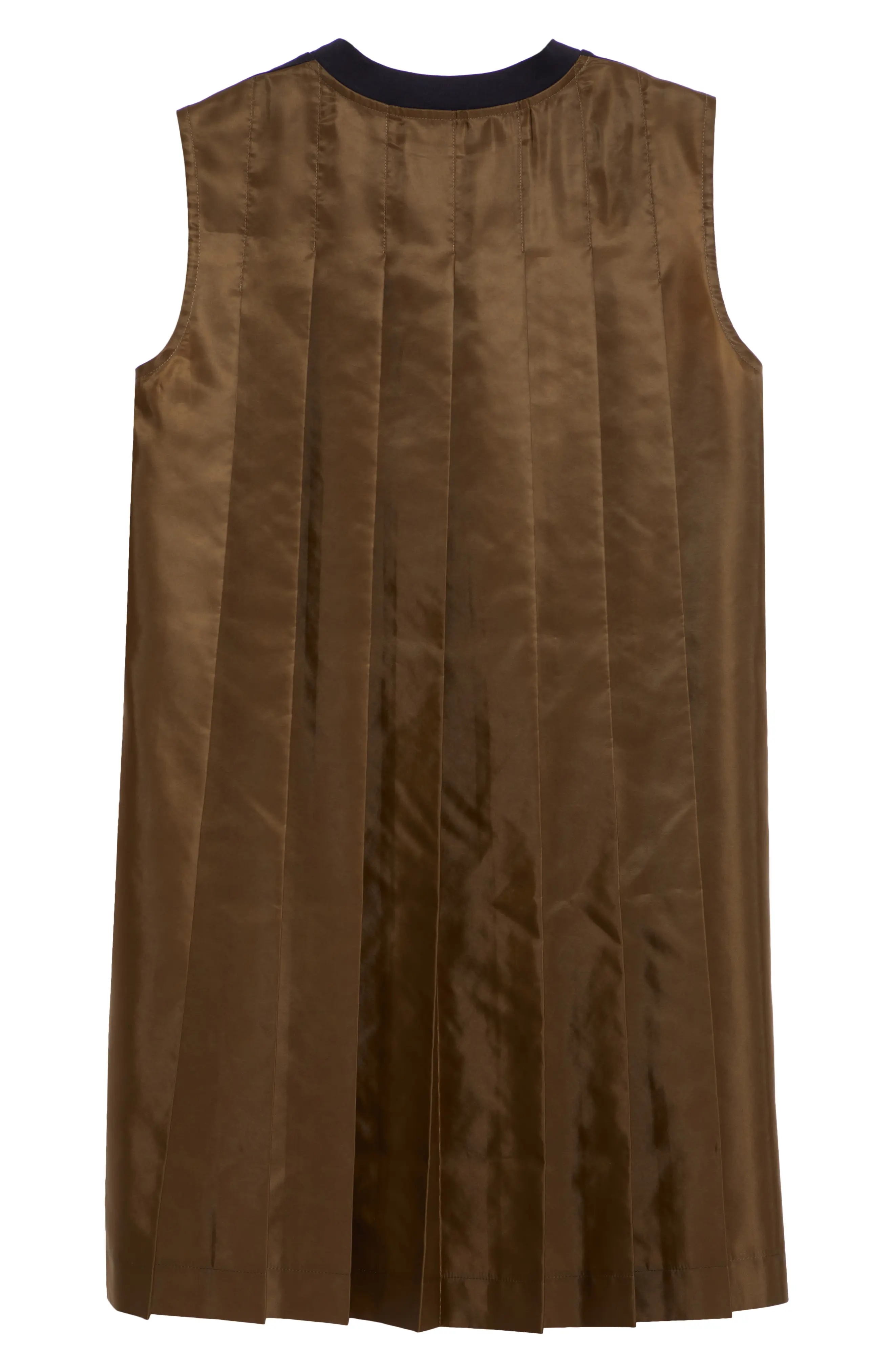■sacai■サカイ■Sleeveless Mixed Media Shift Dress■ Sacai - Sleeveless Mixed Media Shift Dress in Black at Nordstrom