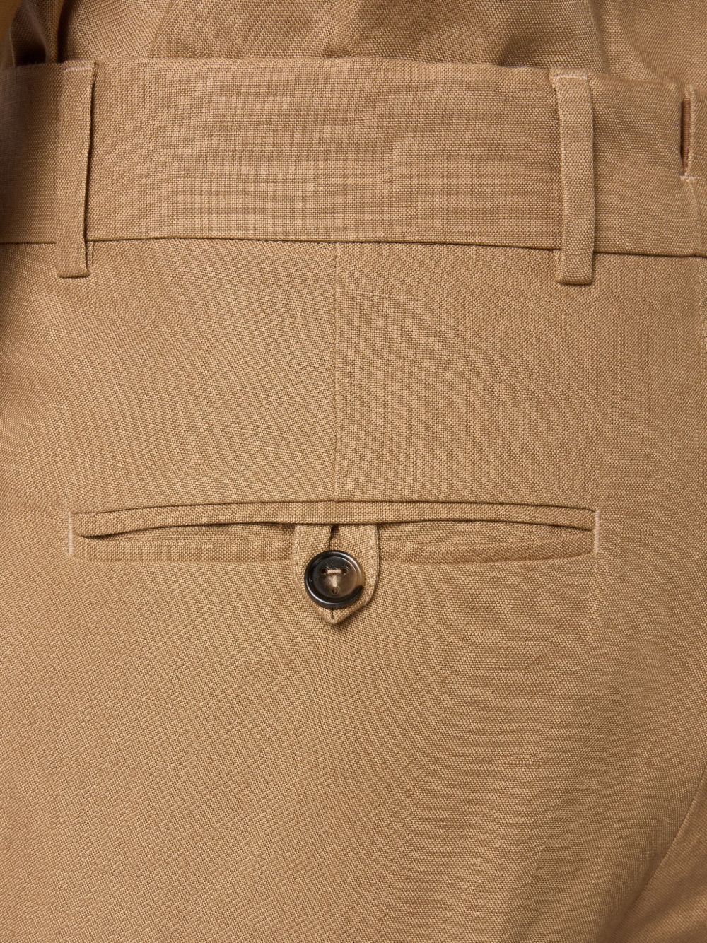 wide-leg cotton trousers - 6
