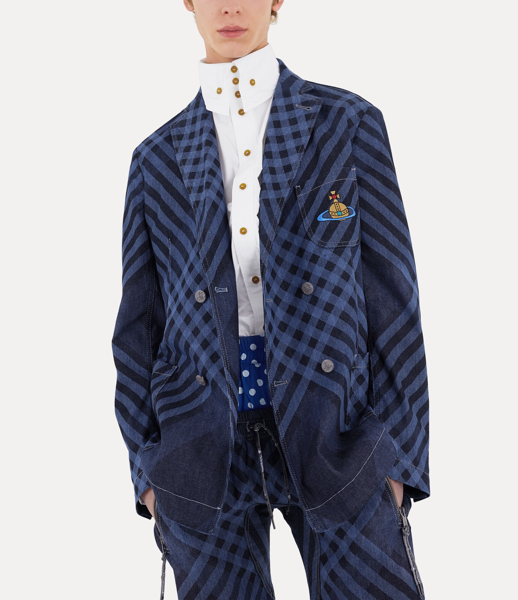 DOUBLE BREASTED CRUISE JACKET - 4