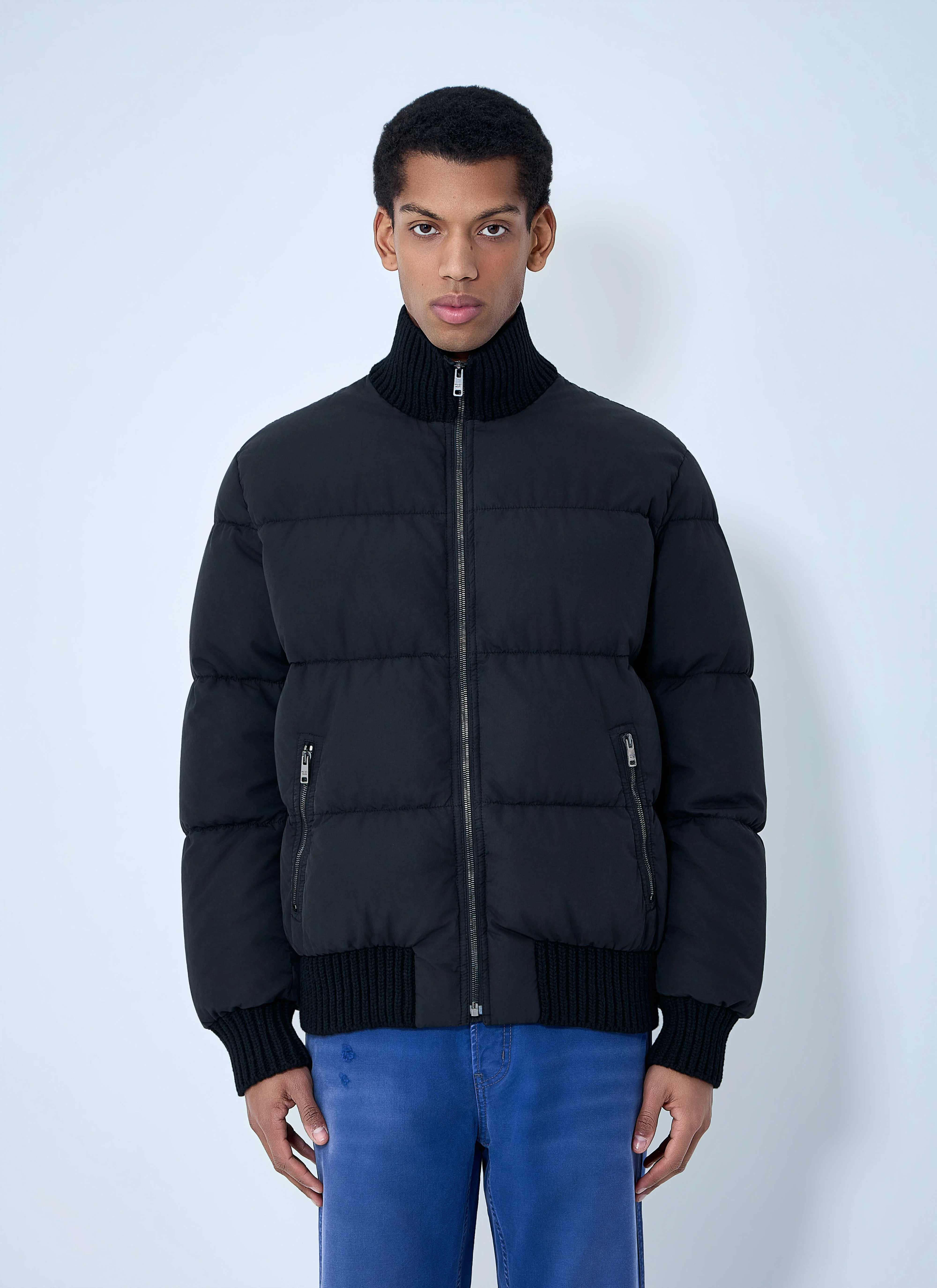 High-Neck Puffer Jacket - 1
