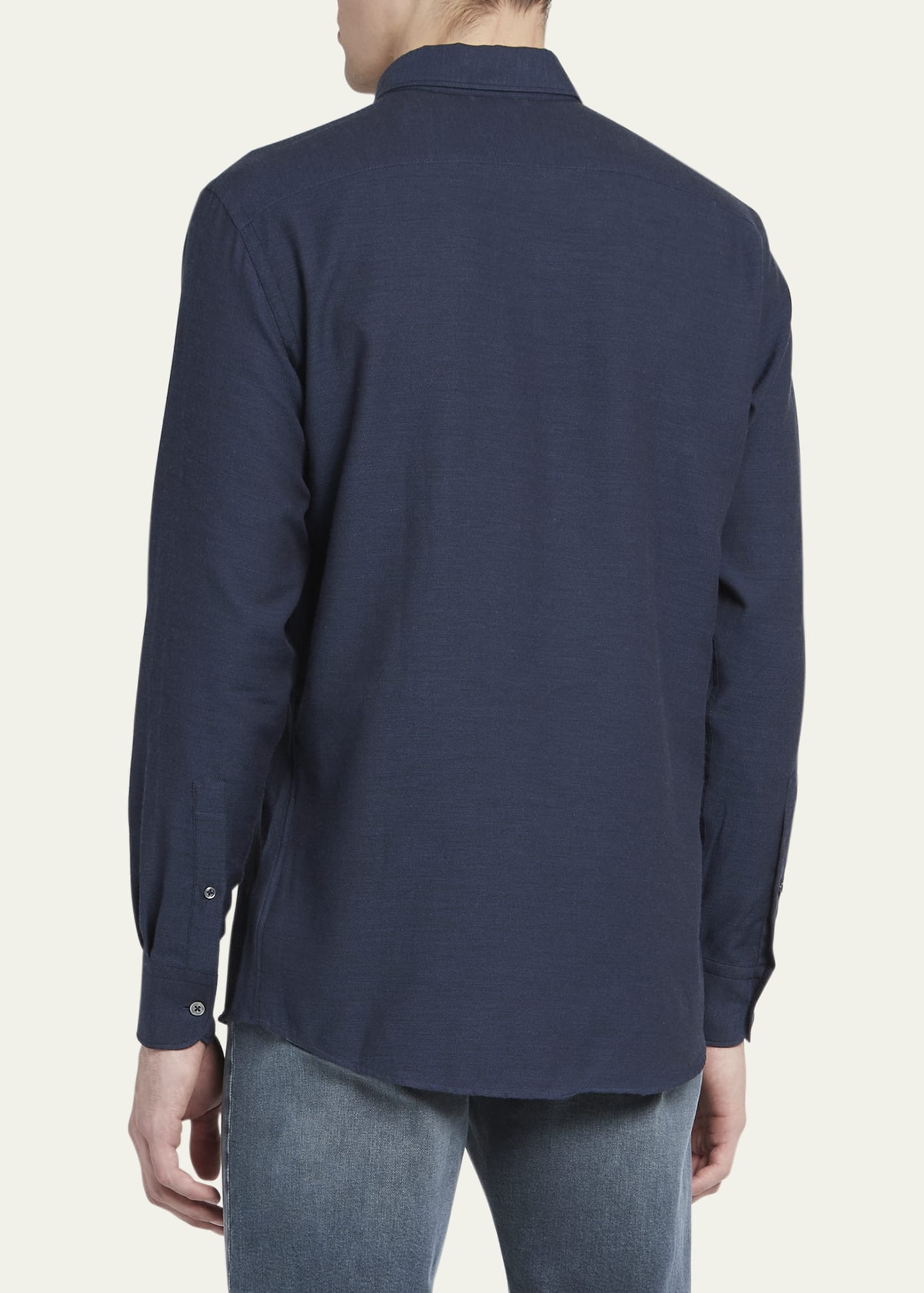 Men's Cashmere-Cotton Cashco Sport Shirt - 3