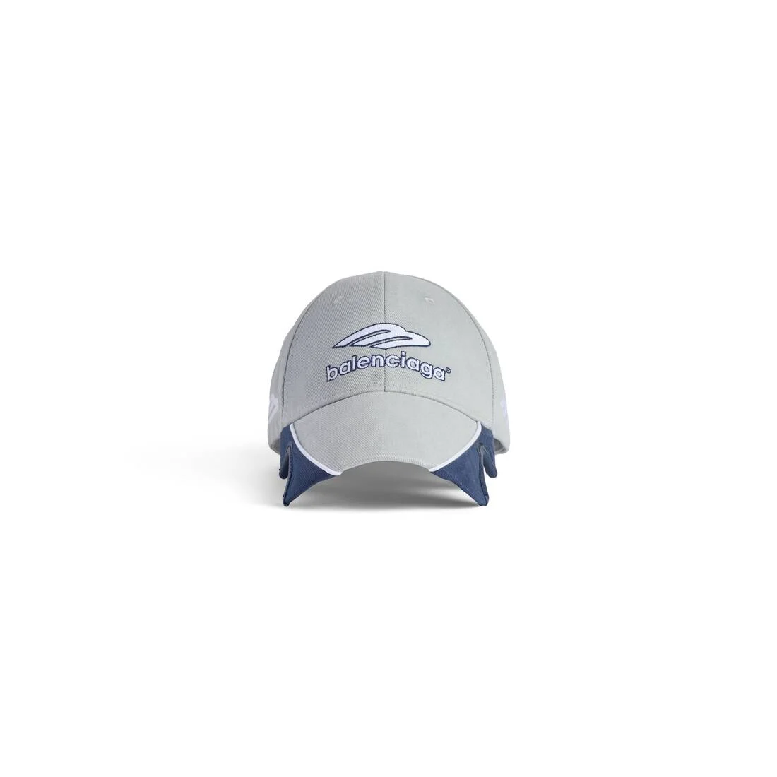 Men's 3b Football Cap in Light Grey/blue - 1