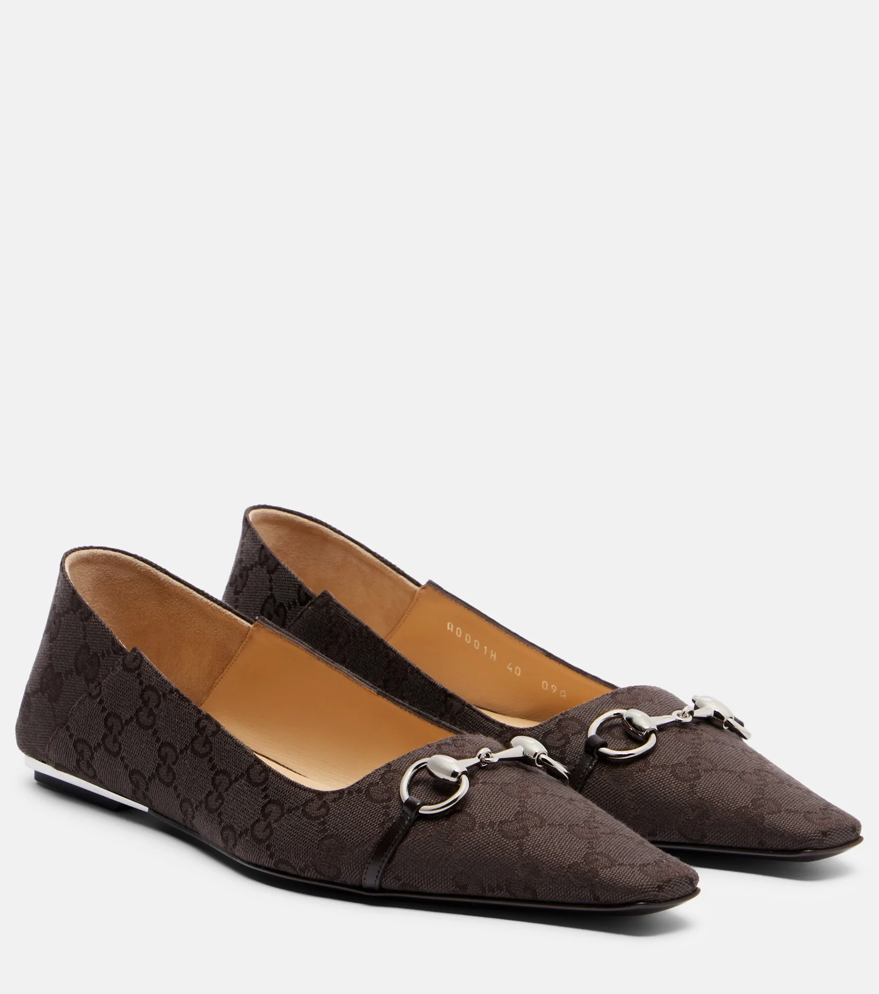 Vittoria GG canvas ballet flats - 1