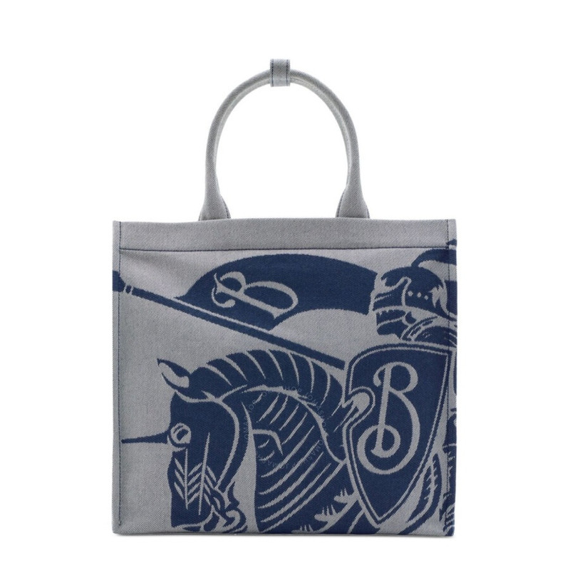 Burberry Ekd Motif Cotton-Blend Tote Bag 1