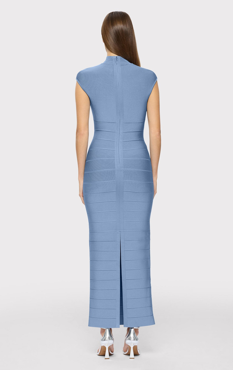 CAP SLEEVE CUT-OUT GOWN 7