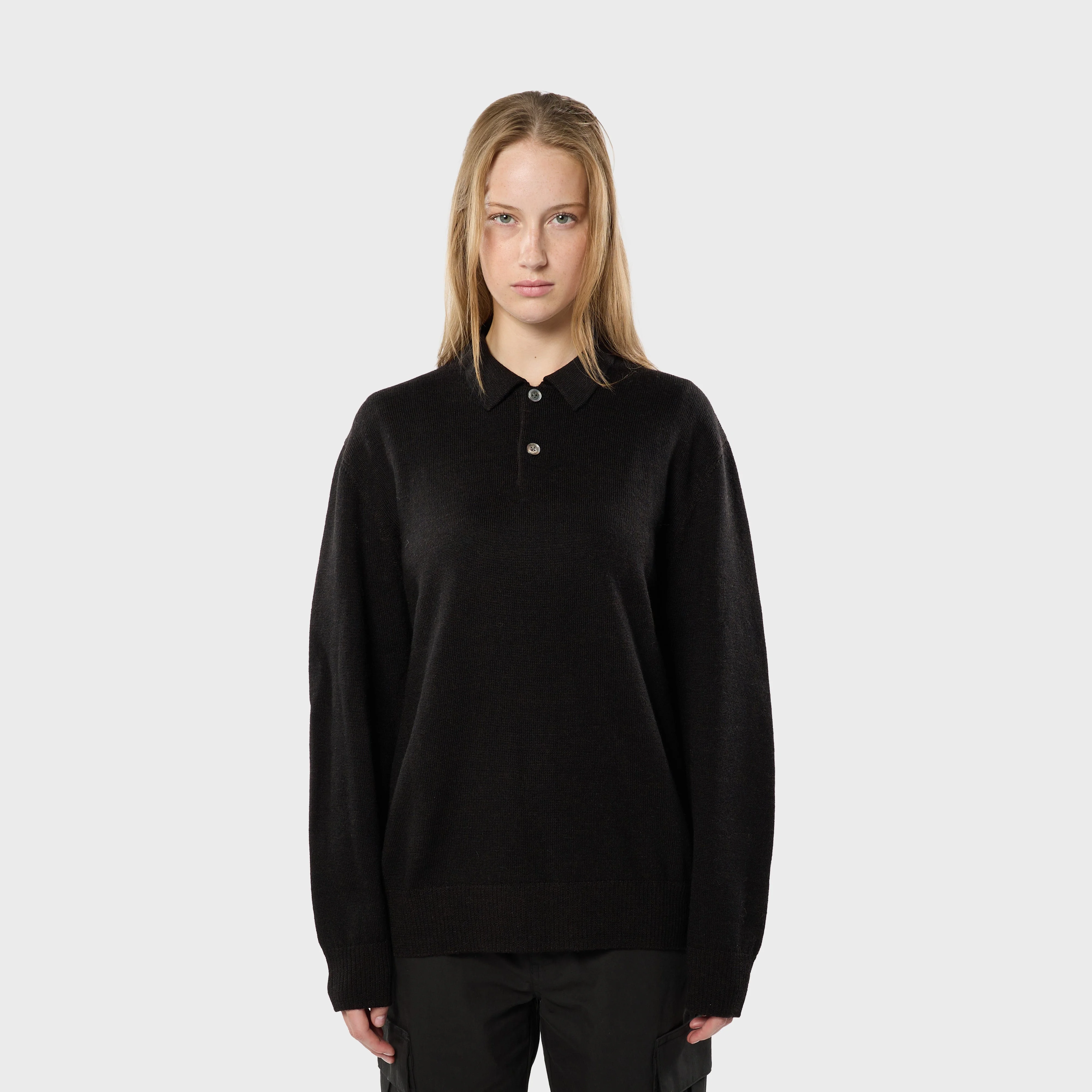 Kjalarnes Wool Polo - 1