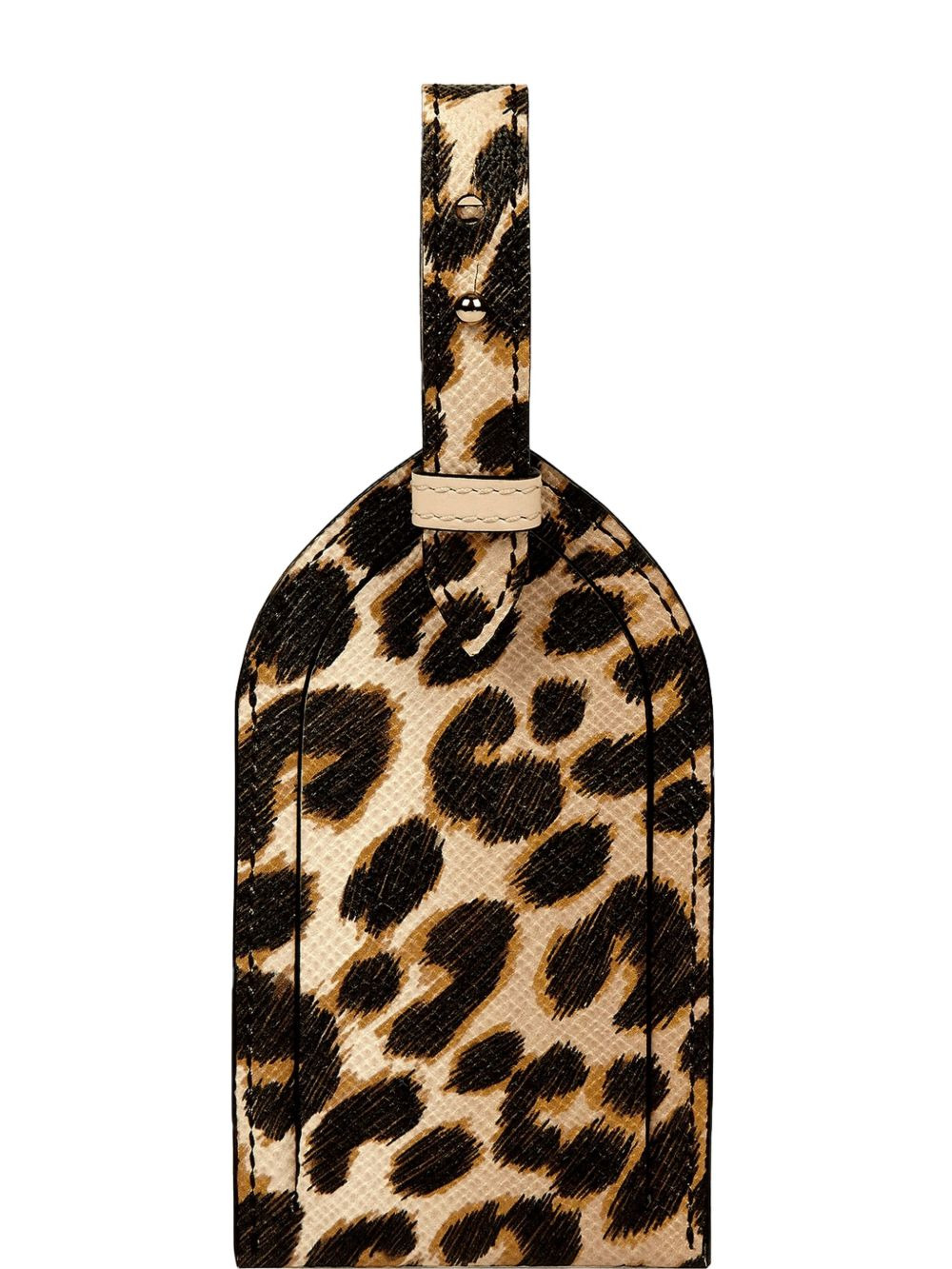 leopard-print luggage tag - 2