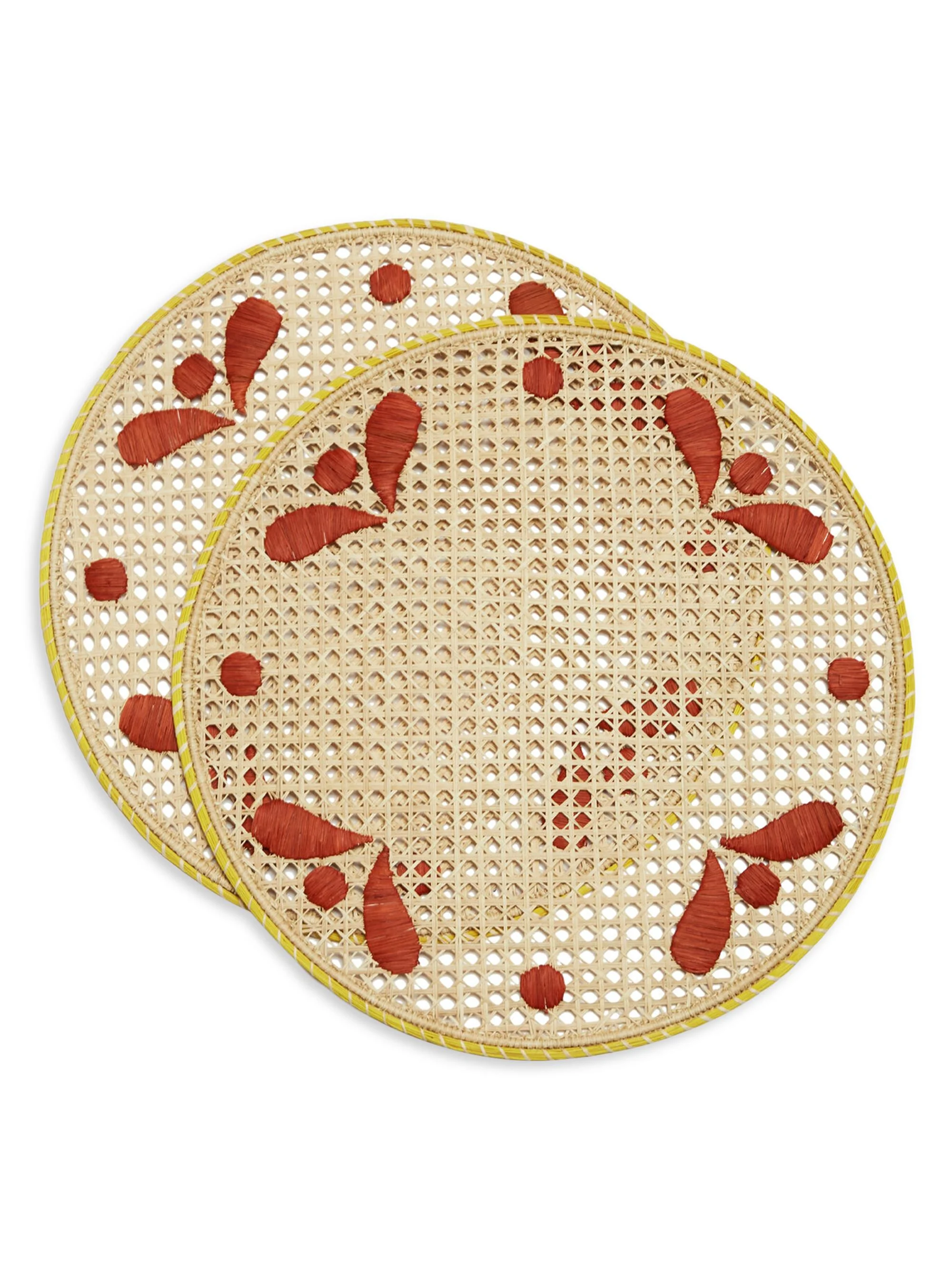 Raffia Placemat Set of 2 - Capri Mattone - 1