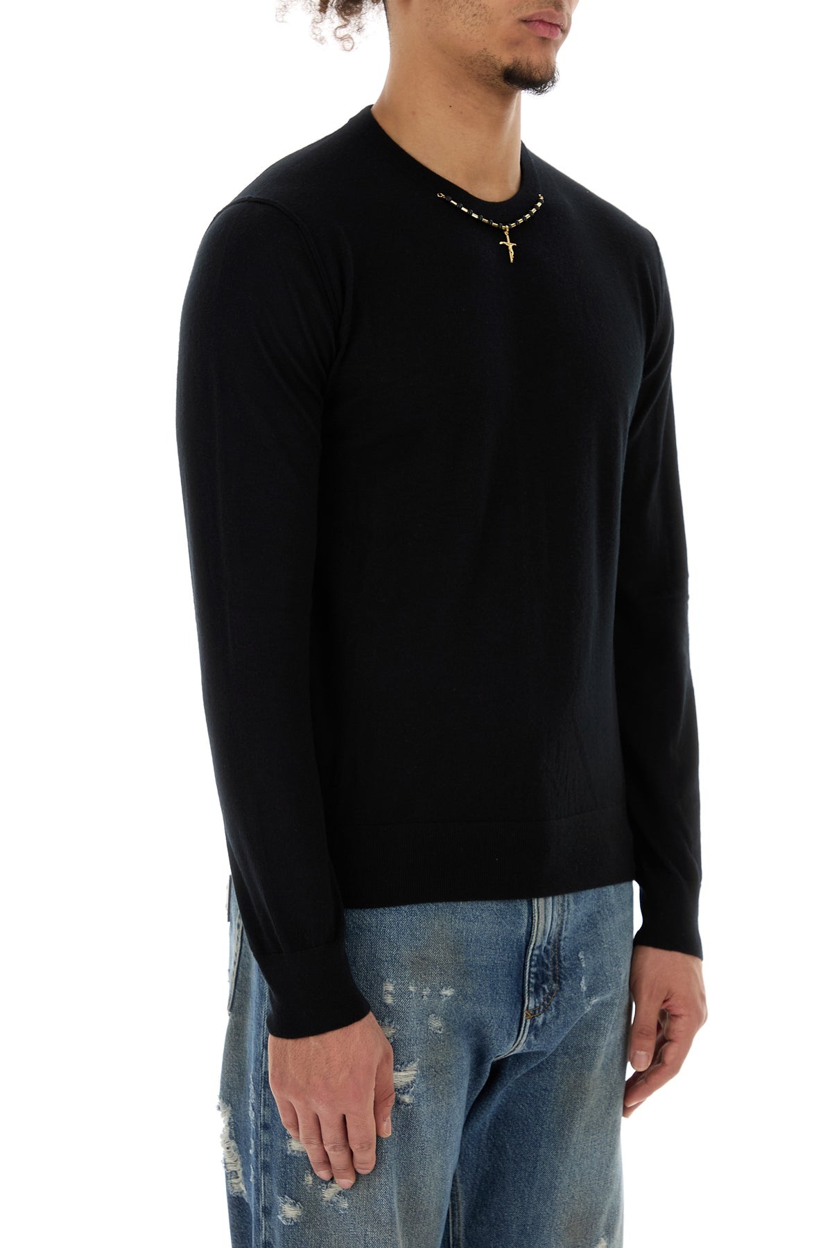 Black cashmere sweater - 3