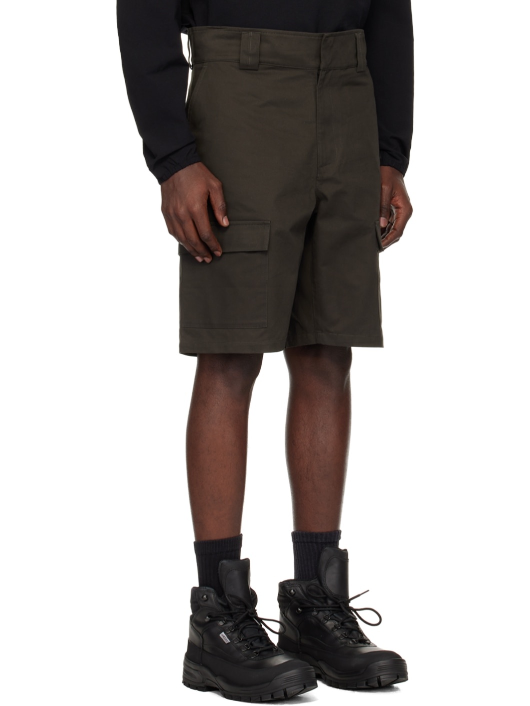 Brown Operator Shorts - 2