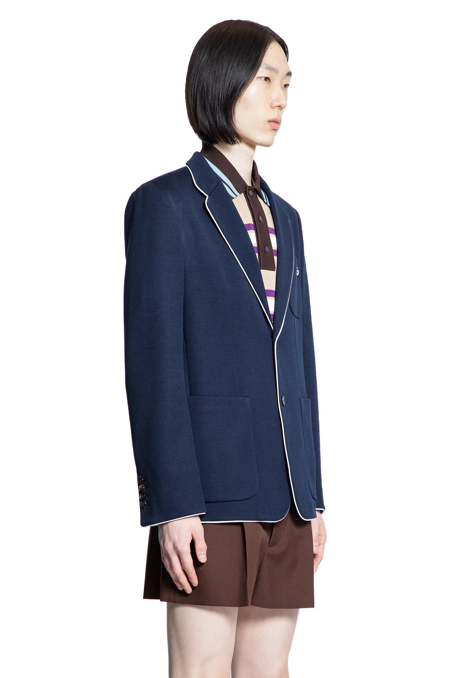 Double-G-Cotton-Jersey-Blazer - 2