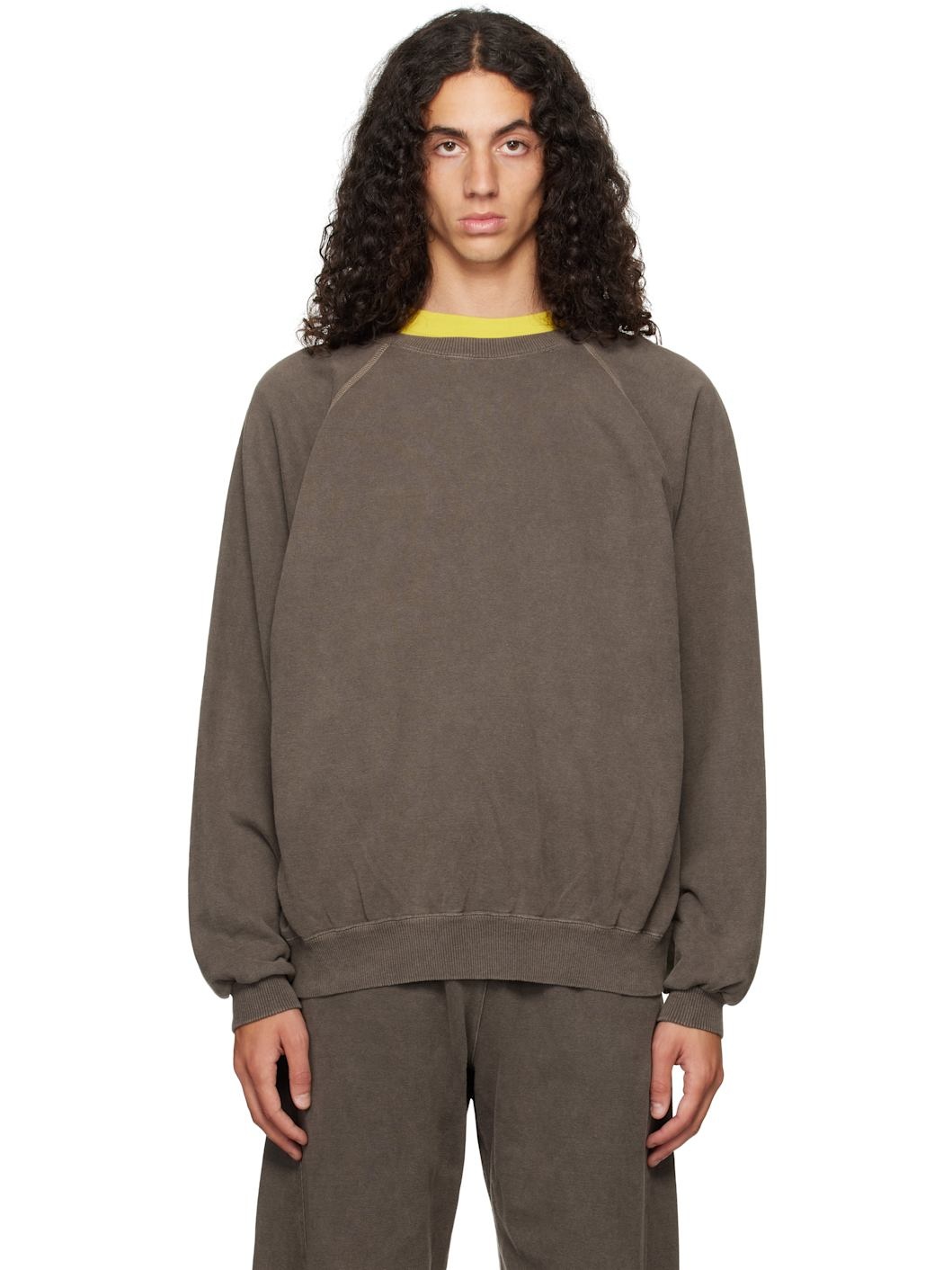 Brown Shabby Sweatshirt - 1