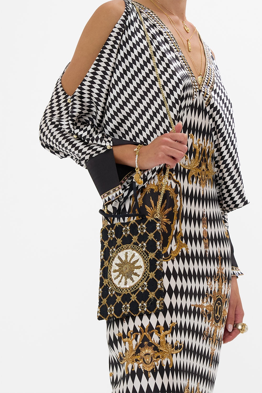 EMBELLISHED MINI TOTE - 5