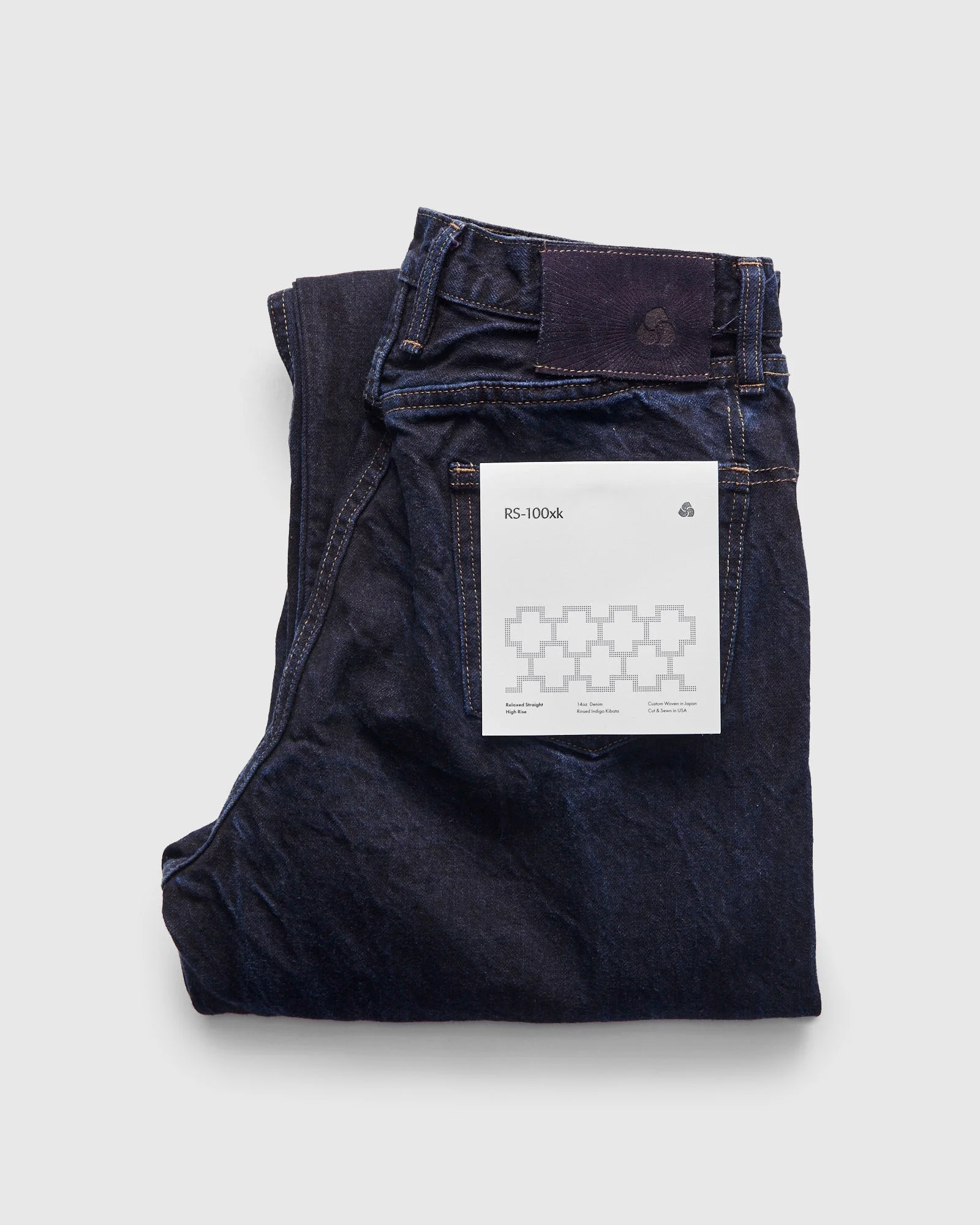 "Natural Dye Pack" 14oz Lavender Selvedge Denim - Relaxed Straight Fit - 1