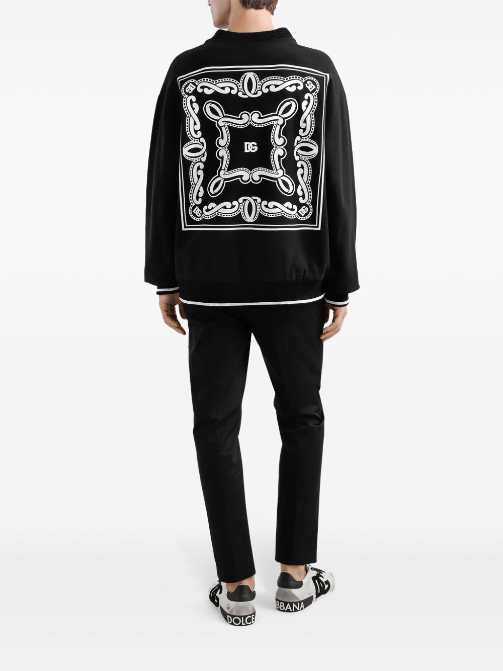 bandana-print sweatshirt - 3