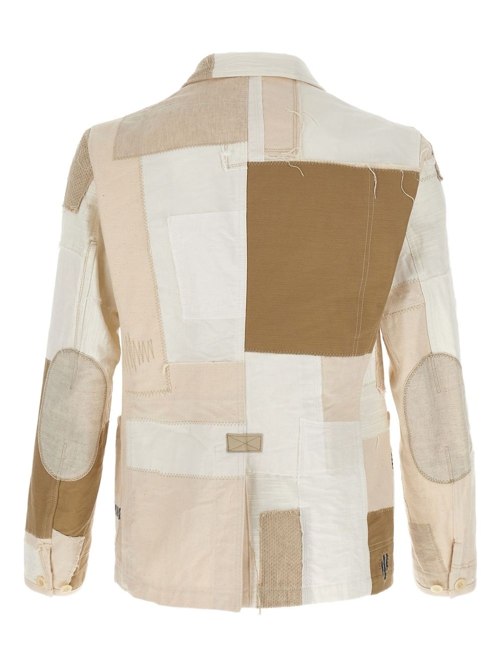 patchwork blazer - 2