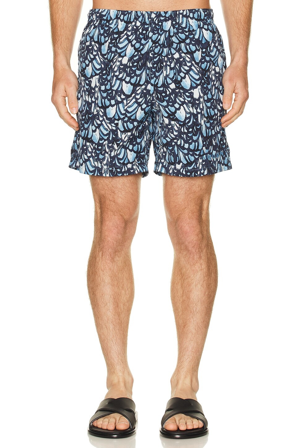 Feather Print Swim Short - 3