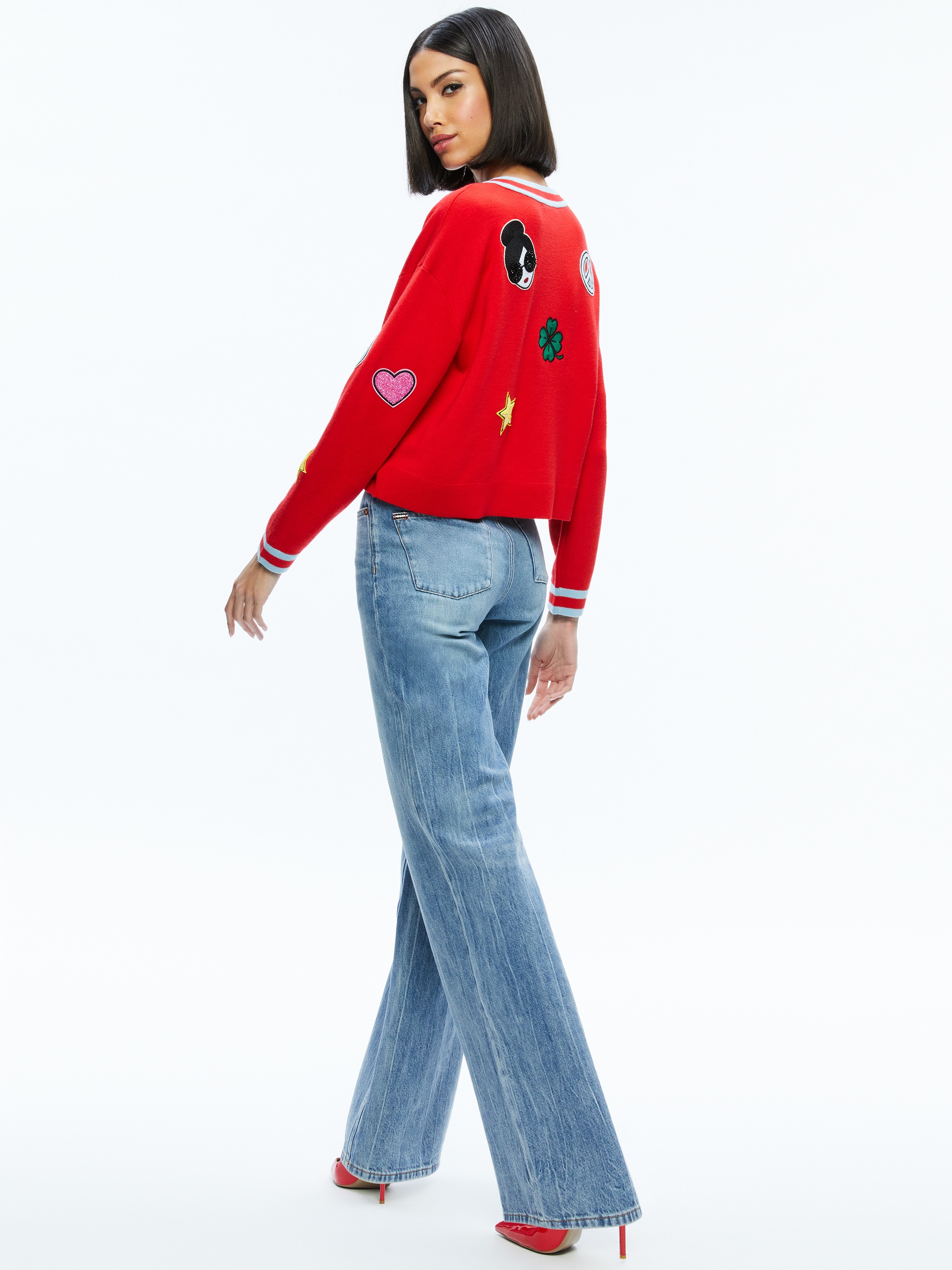GLEESON STACEFACE PATCH PULLOVER - 2