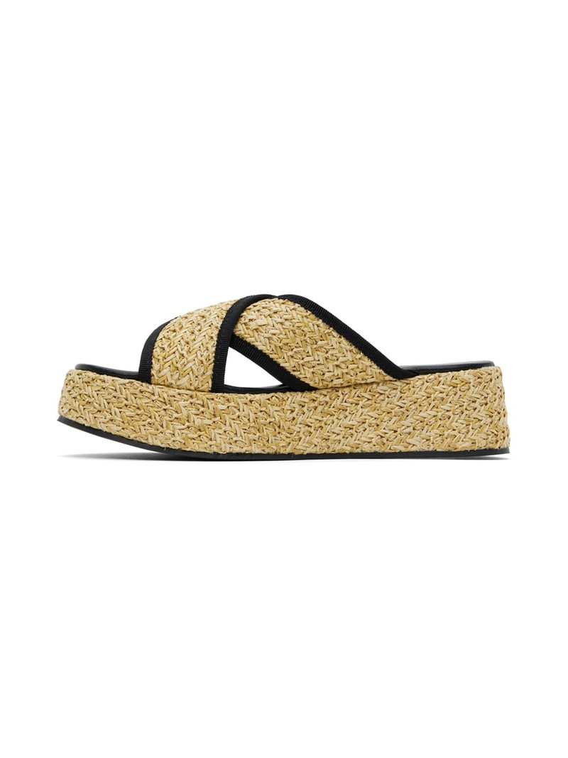 Tan & Black Braies Sandals 3