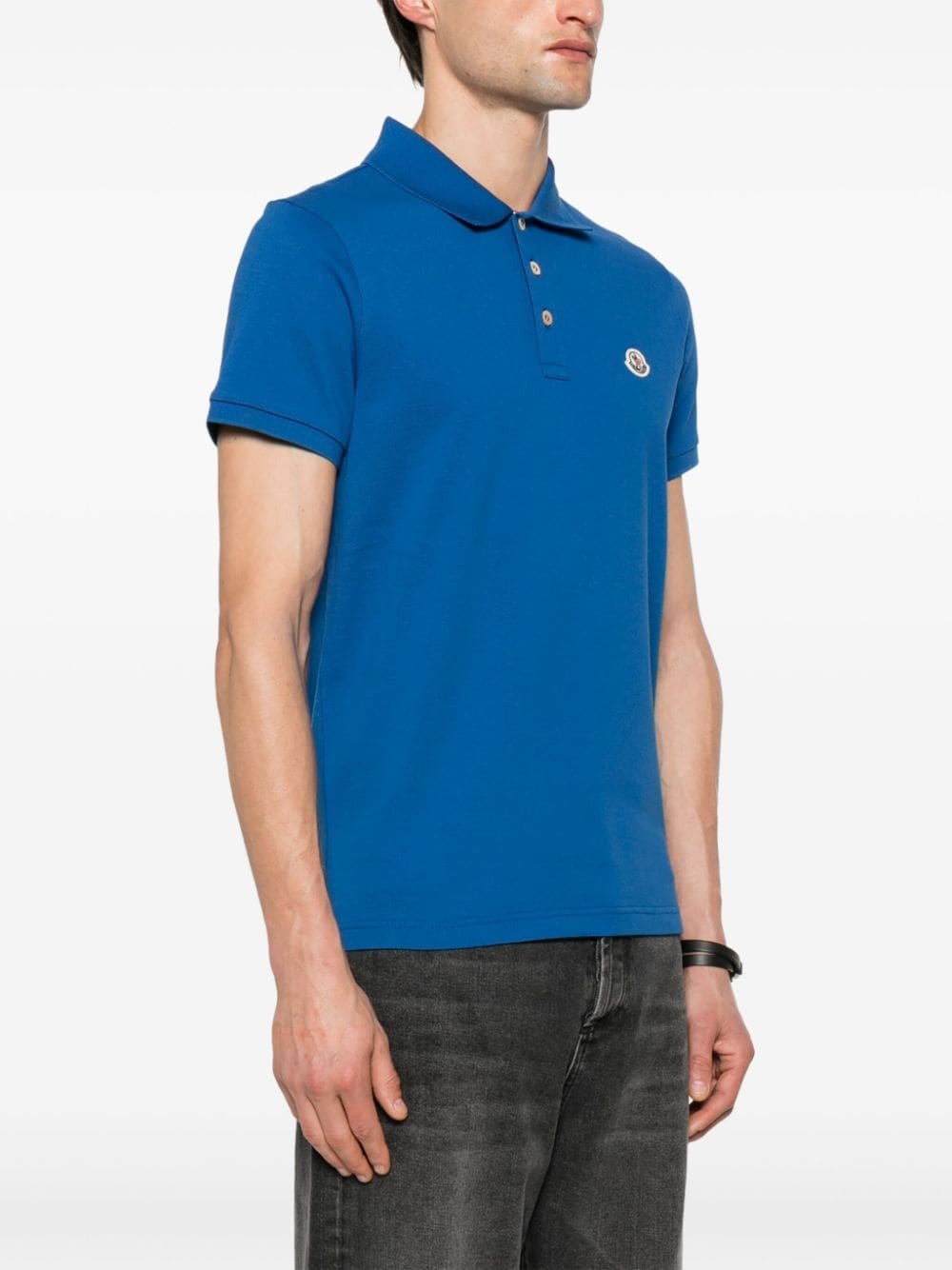 logo-appliquÃ© polo shirt - 3