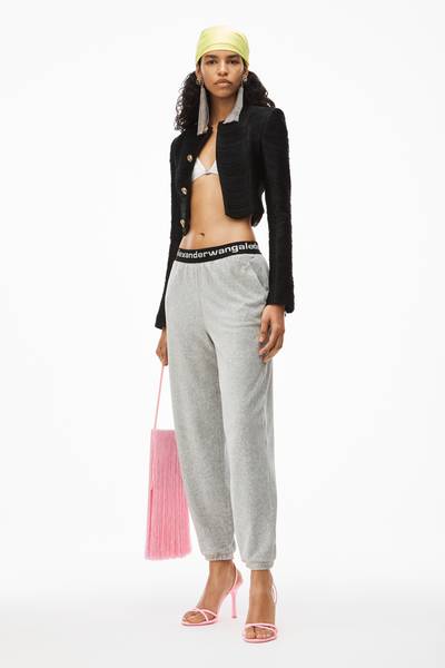 Alexander Wang LOGO ELASTIC JOGGER IN STRETCH CORDUROY outlook