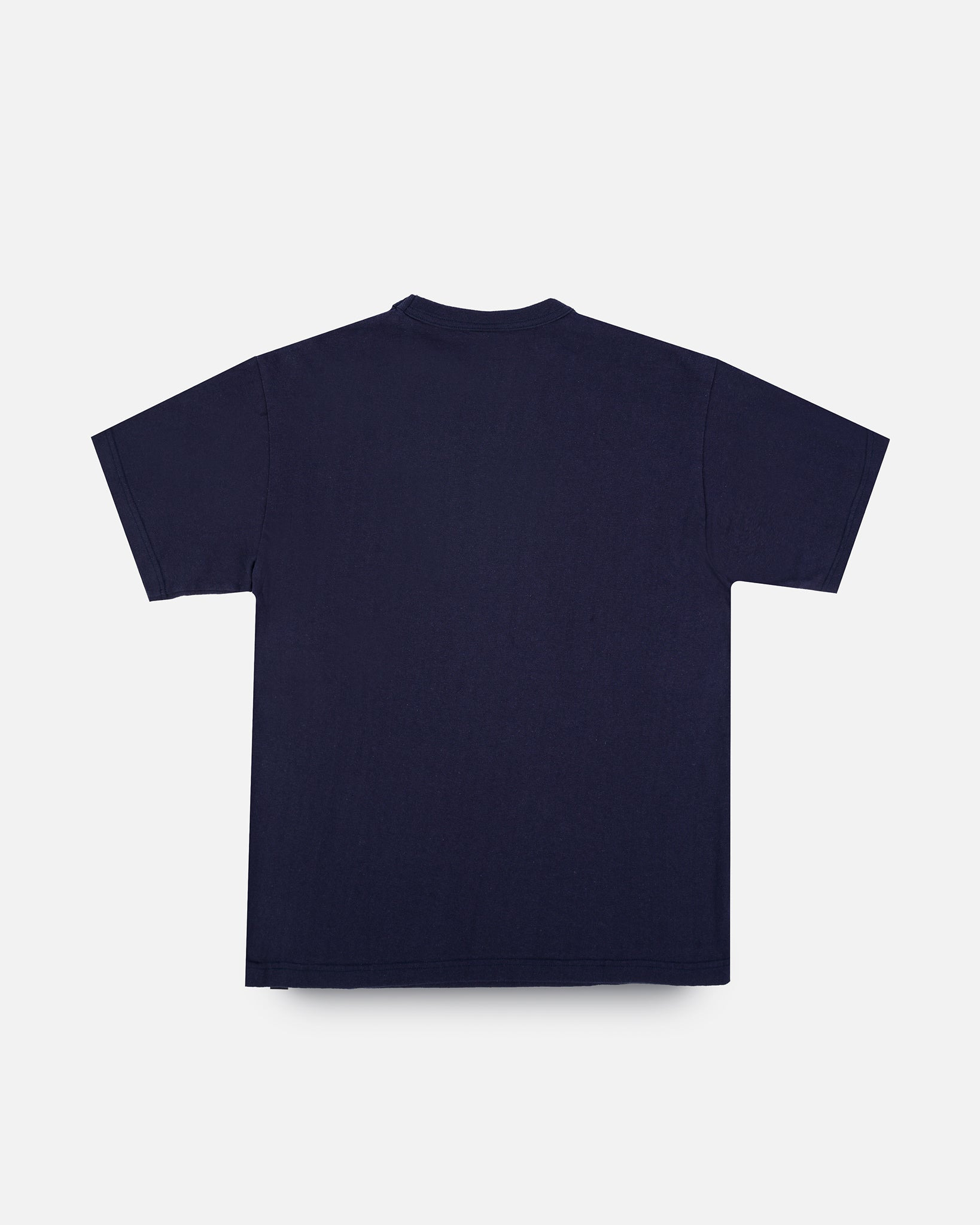 IHT-1610-NAV 6.5oz Loopwheel Crew Neck T-Shirt - Navy - 4