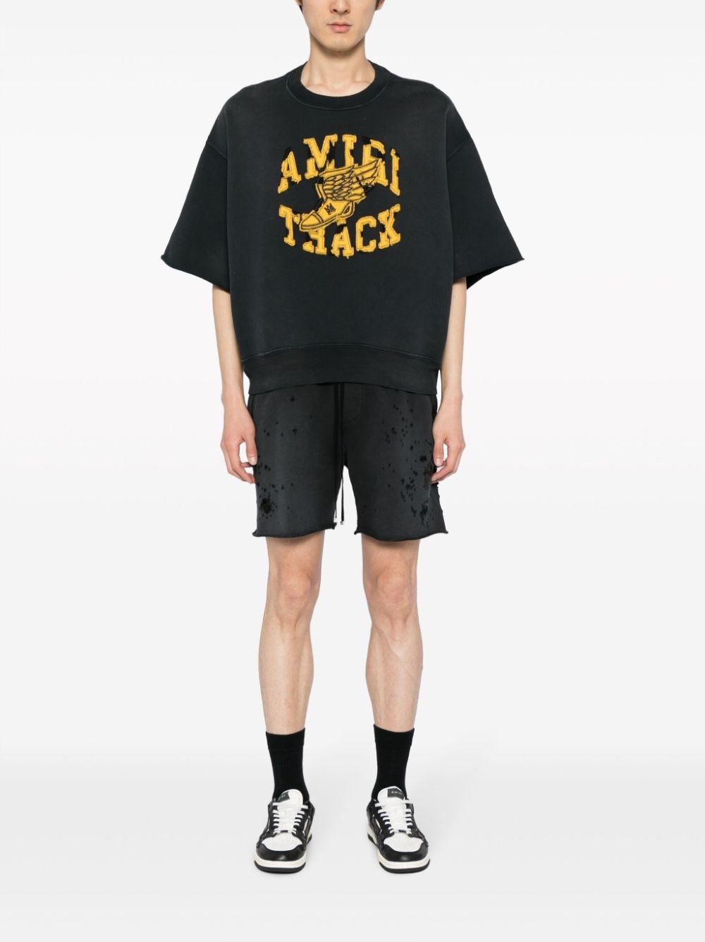 logo-appliquÃ© cotton sweatshirt - 2