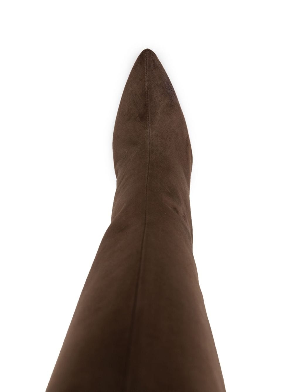 pointed-toe 90mm suede boots - 4