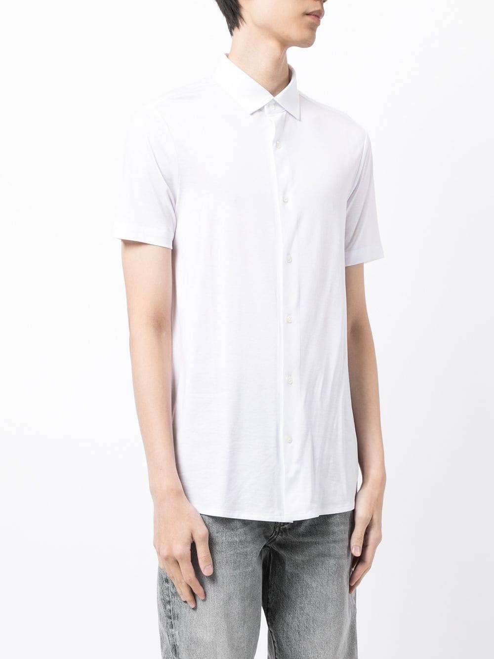 short-sleeve poplin shirt - 3