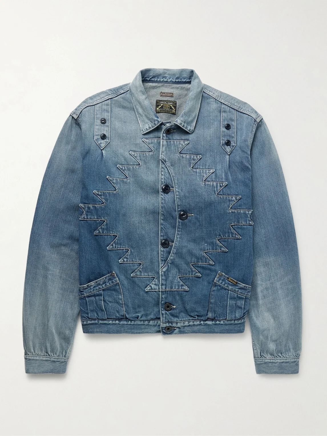 Thunderbird Panelled Denim Blouson Jacket - 1