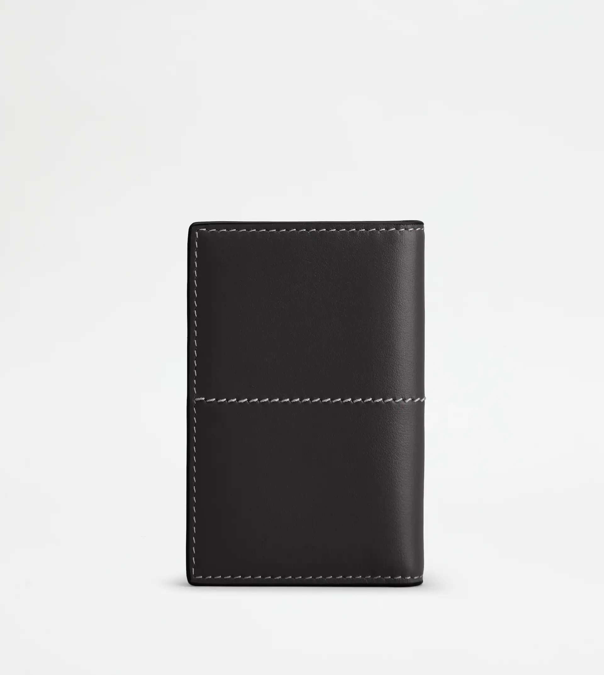 CREDIT CARD HOLDER IN LEATHER - BLACK - 3