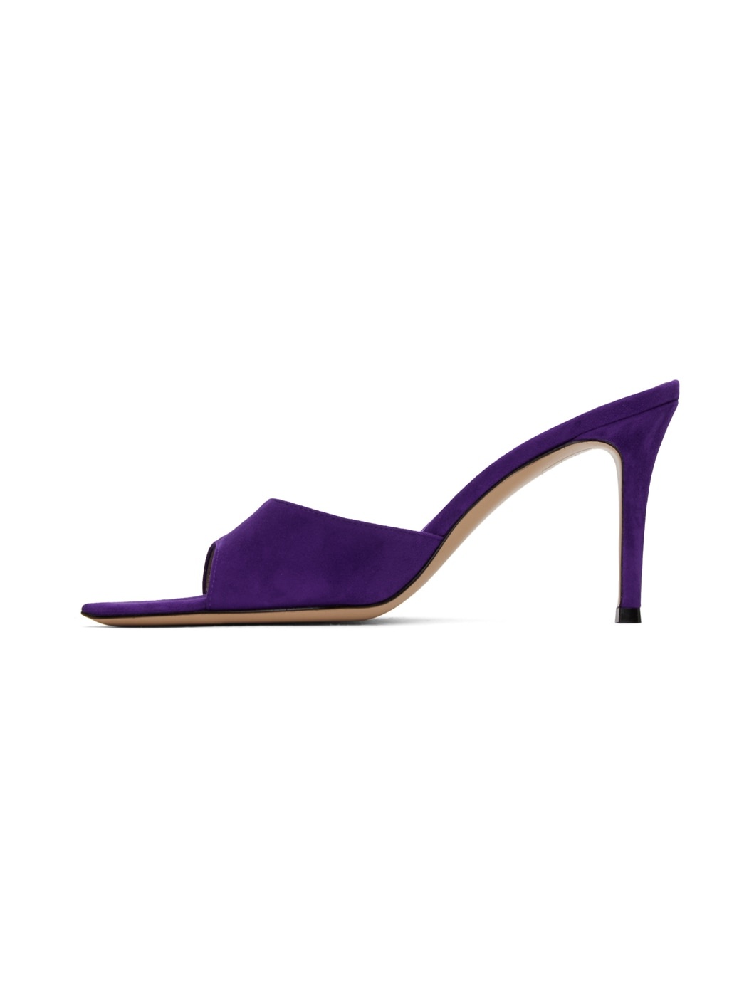 Purple Elle 85 Mules - 3