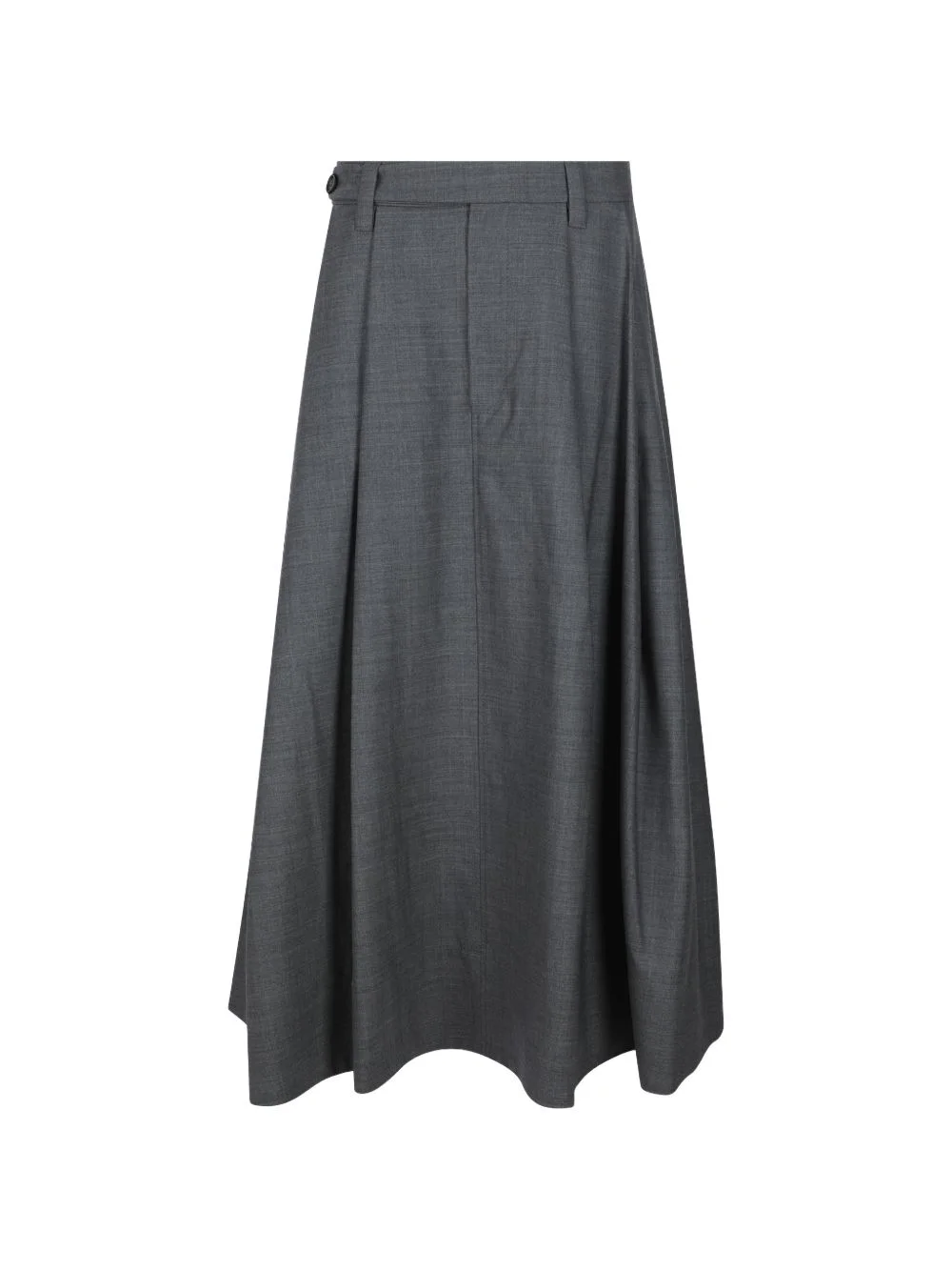 pleated A-line maxi skirt - 1