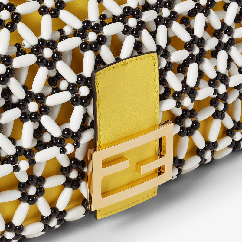 Baguette® Beaded and leather bag 8