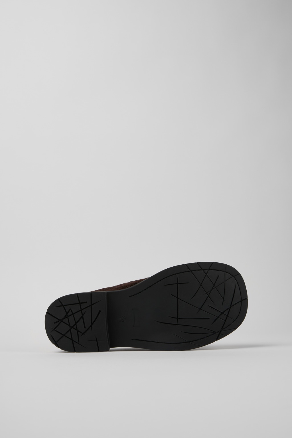 Brown Nubuck Slide Loafers - 5