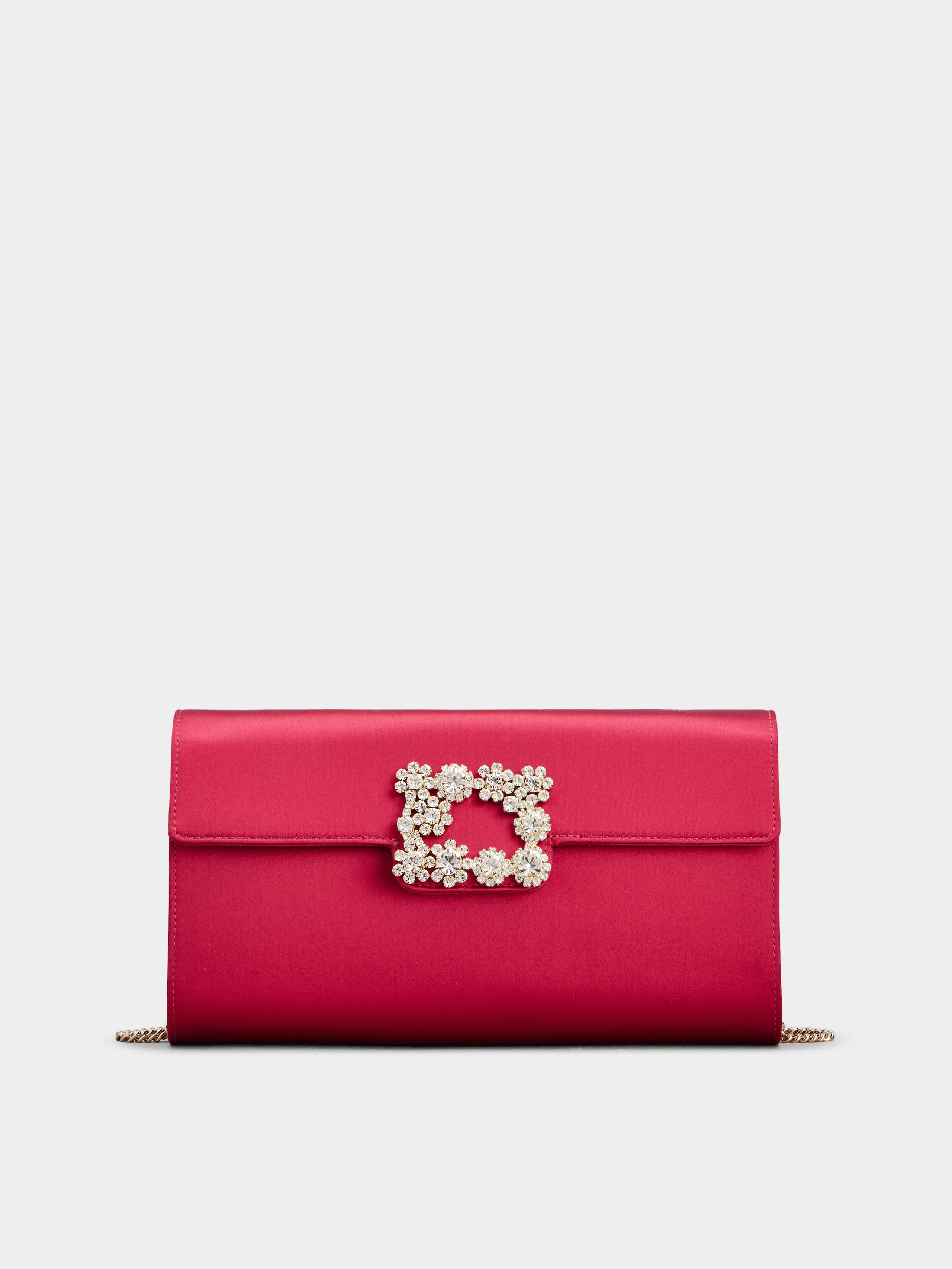 Efflorescence Clutch in satin - 1