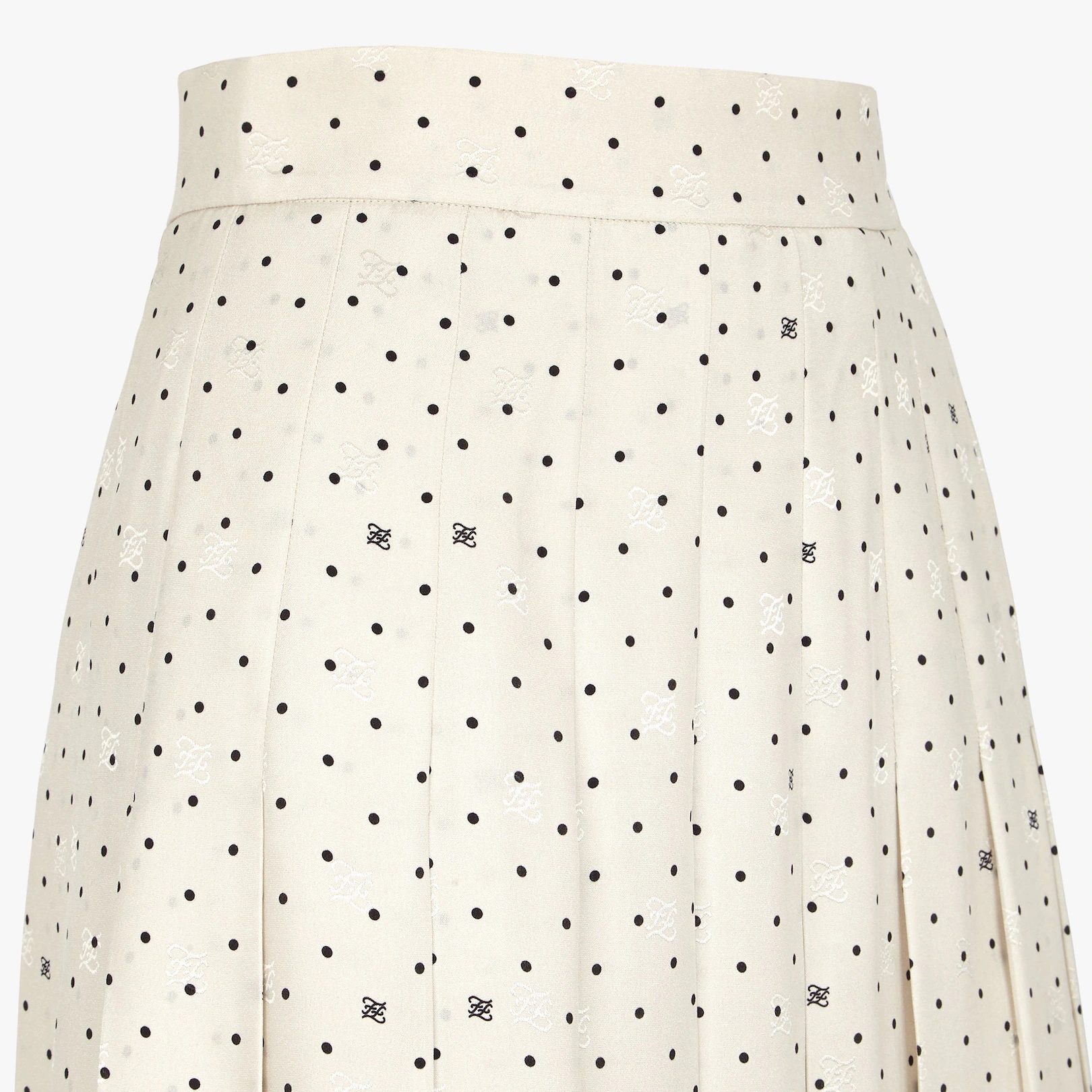 White silk skirt - 3