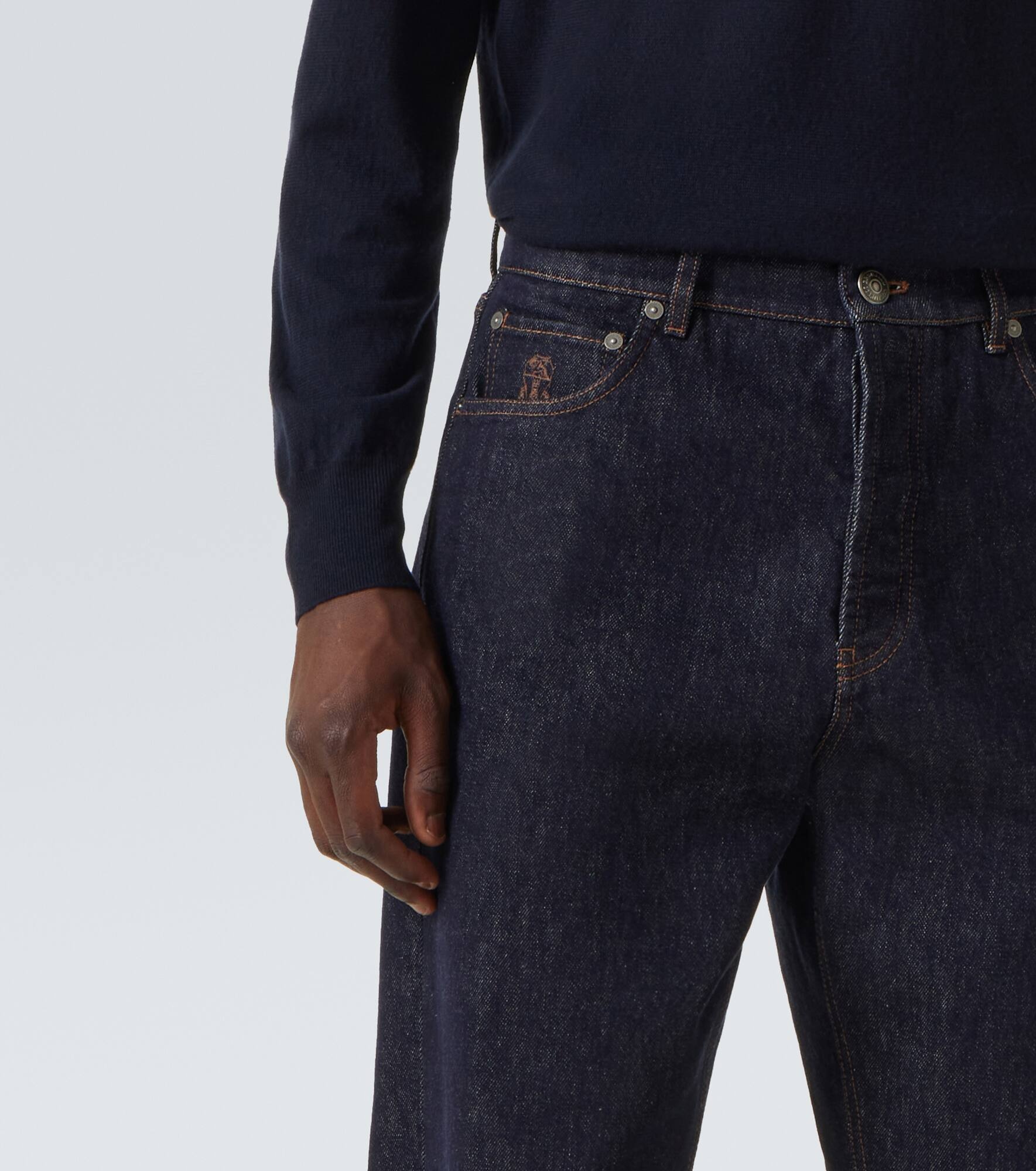 Mid-rise slim jeans - 5