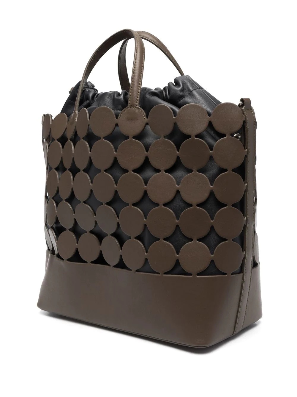 cut-out circle tote-bag - 3