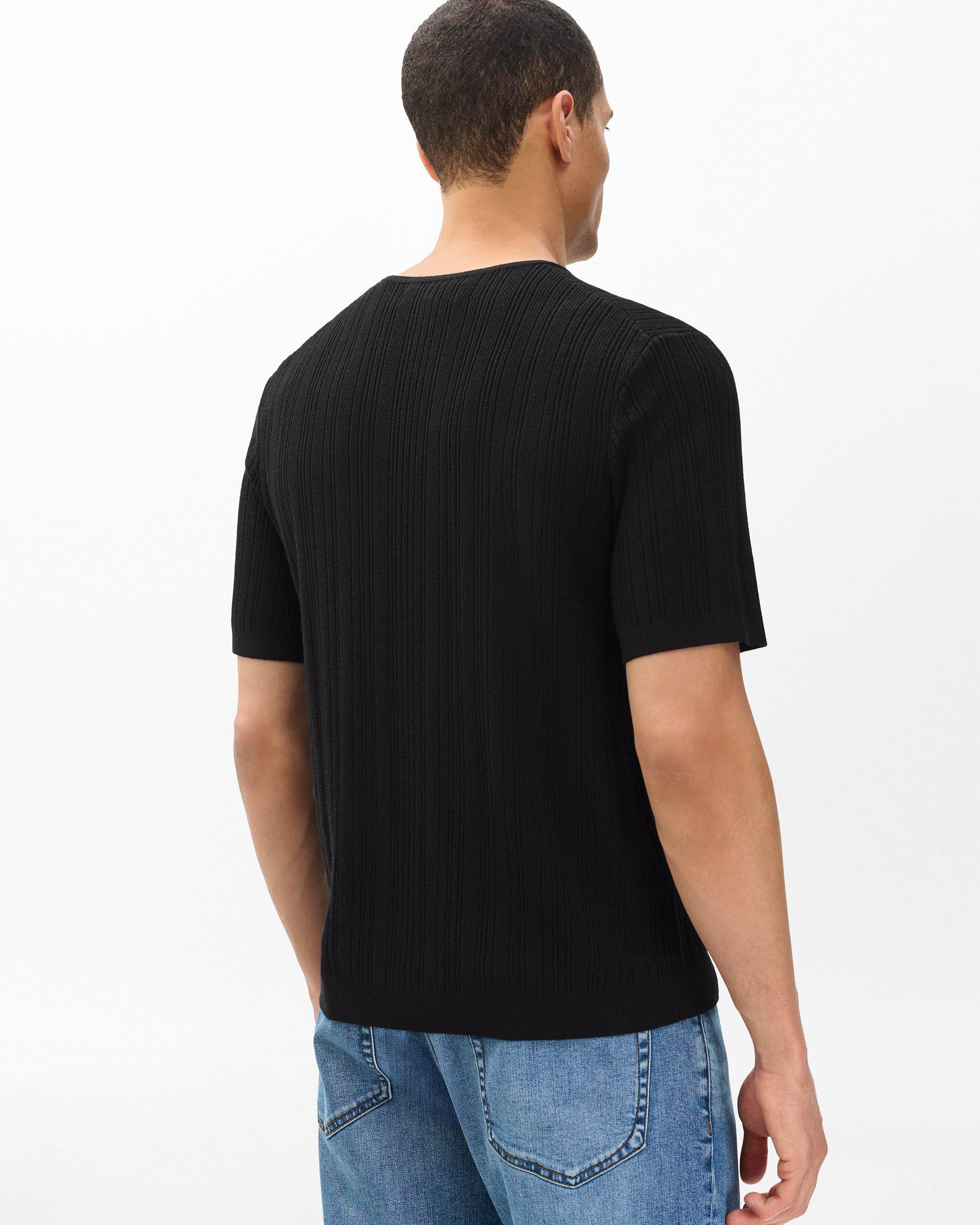 Crawford Wool-Cashmere Sweater Tee - 6