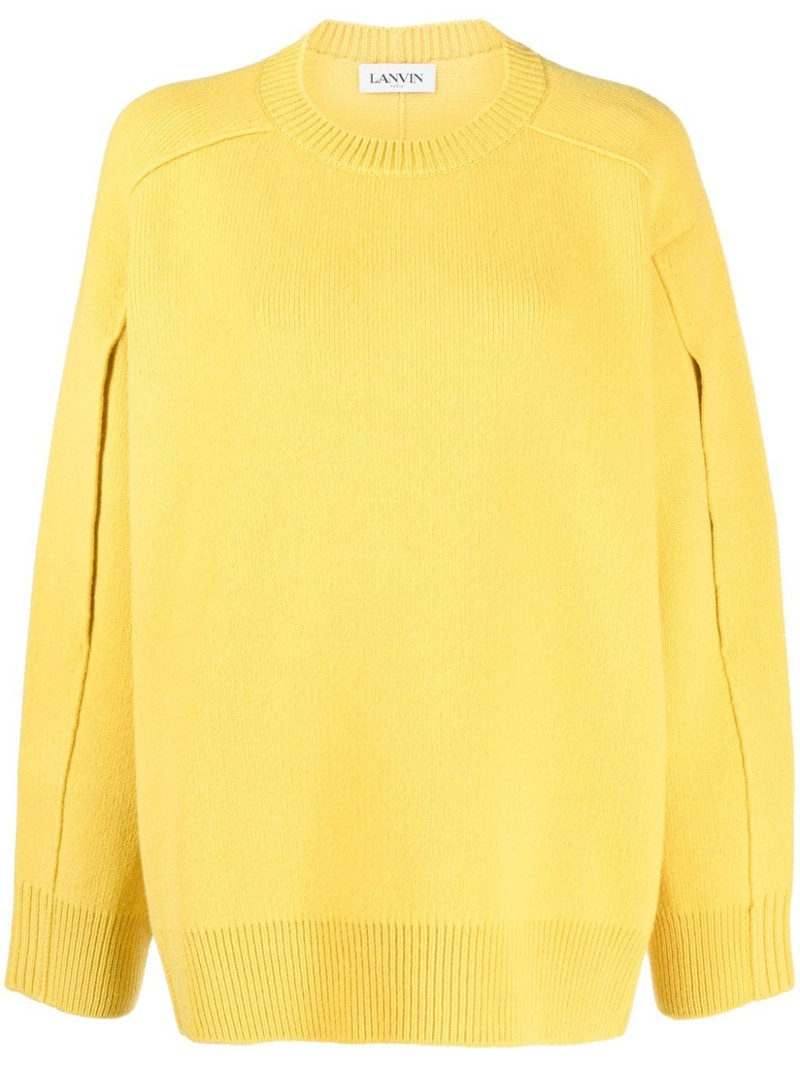 cape-back knitted jumper 1