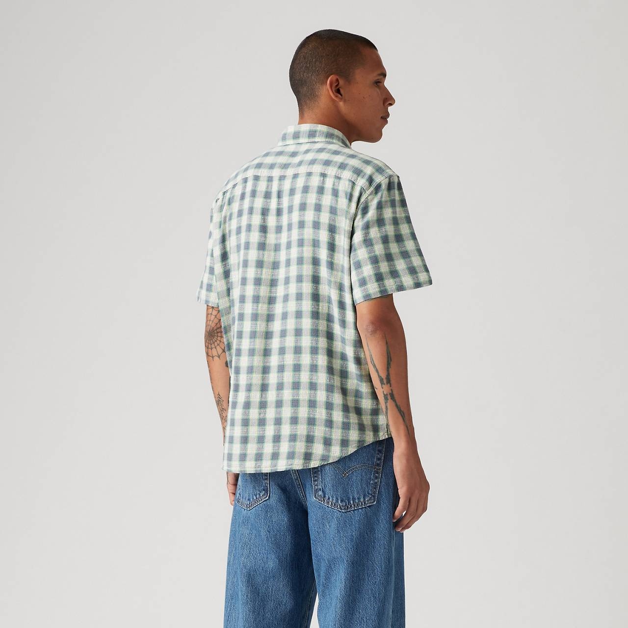 SHORT SLEEVE AUTHENTIC BUTTON-DOWN SHIRT - 4