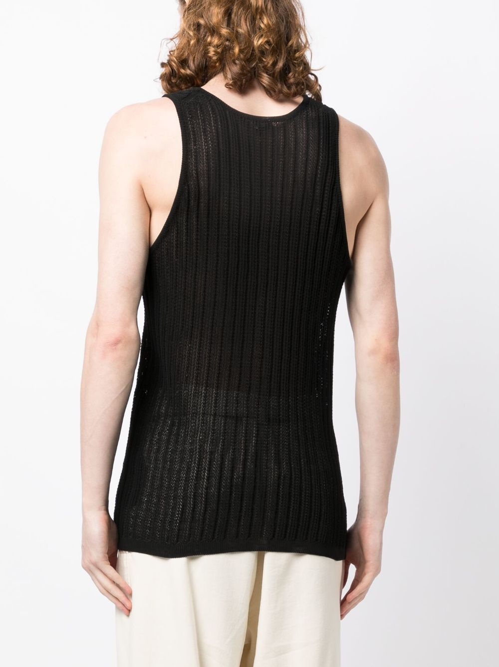 round-neck vest top - 4