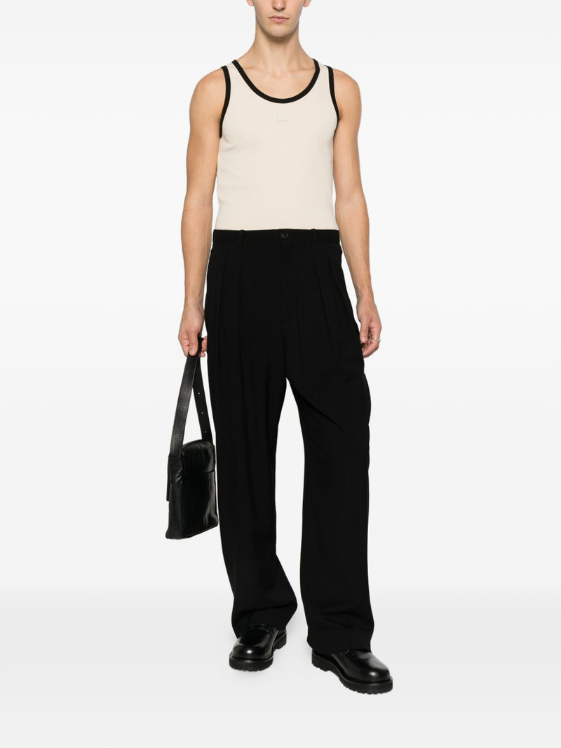 Sandro logo-embroidered tank top outlook
