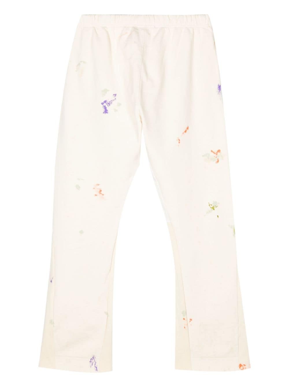 hand-painted flared trousers - 2